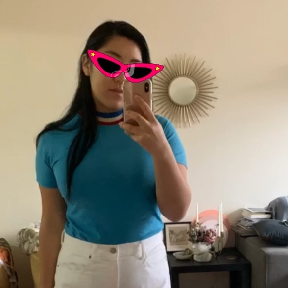 Big Bud Press knitted mock neck tee XXS (XS/S/M) - Picture 4 of 4